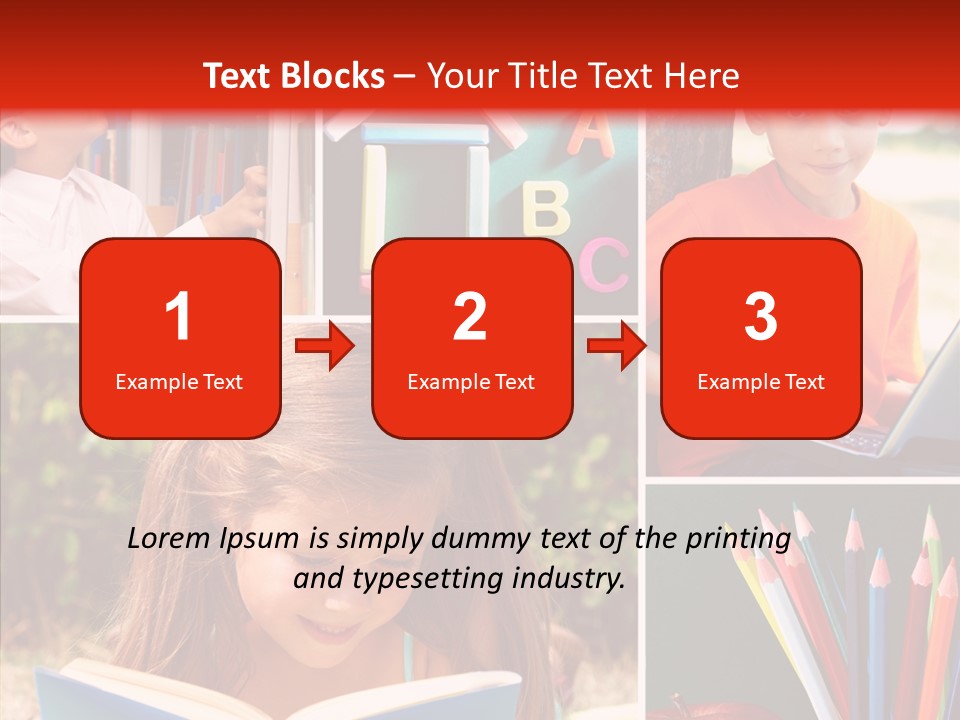 Knowledge Schoolboy Education PowerPoint Template