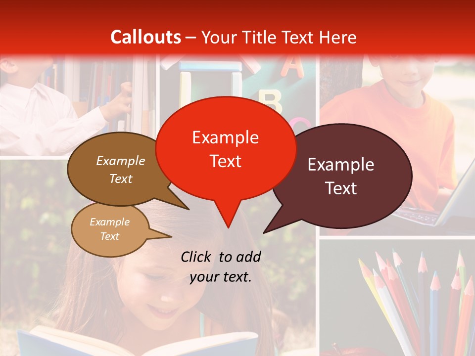 Knowledge Schoolboy Education PowerPoint Template