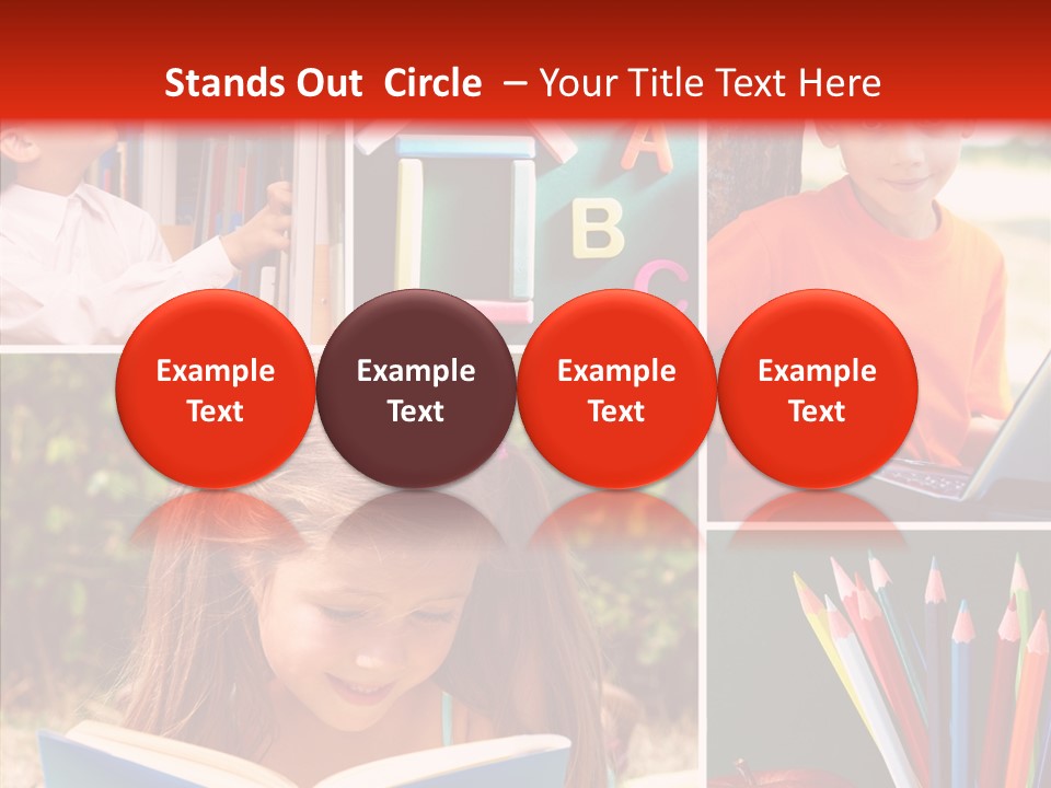 Knowledge Schoolboy Education PowerPoint Template