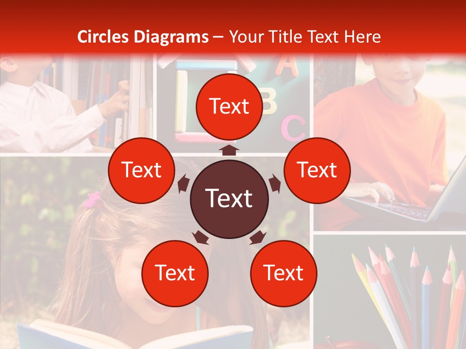 Knowledge Schoolboy Education PowerPoint Template