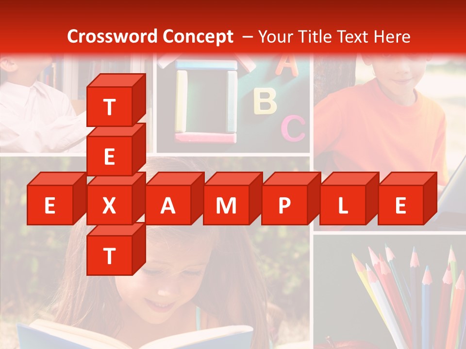 Knowledge Schoolboy Education PowerPoint Template