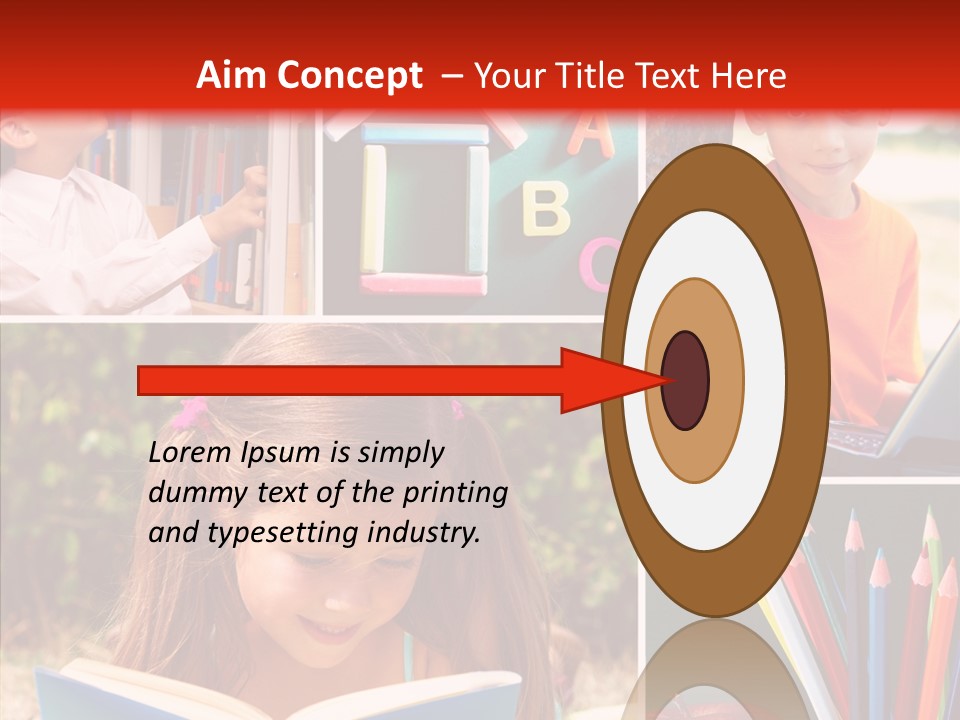 Knowledge Schoolboy Education PowerPoint Template