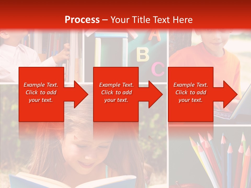 Knowledge Schoolboy Education PowerPoint Template