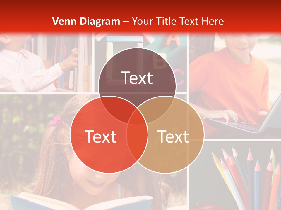 Knowledge Schoolboy Education PowerPoint Template