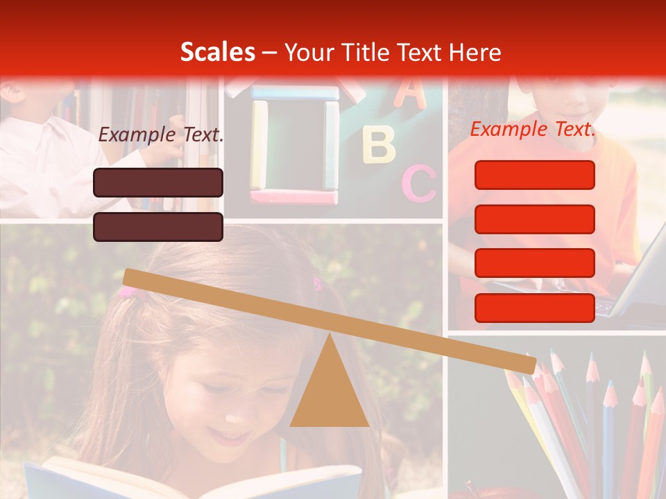 Knowledge Schoolboy Education PowerPoint Template