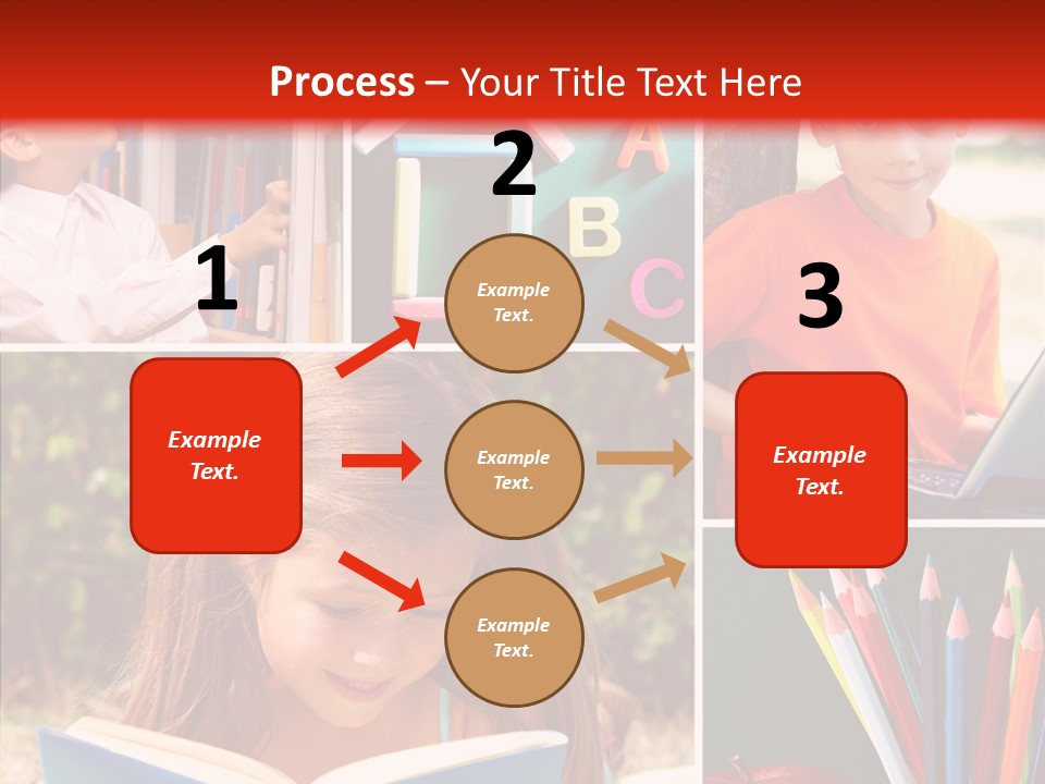 Knowledge Schoolboy Education PowerPoint Template