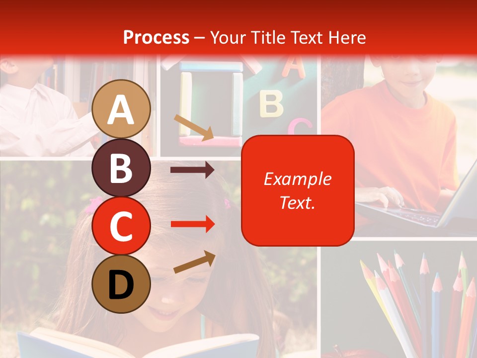 Knowledge Schoolboy Education PowerPoint Template