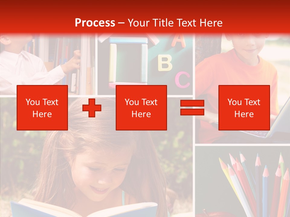 Knowledge Schoolboy Education PowerPoint Template