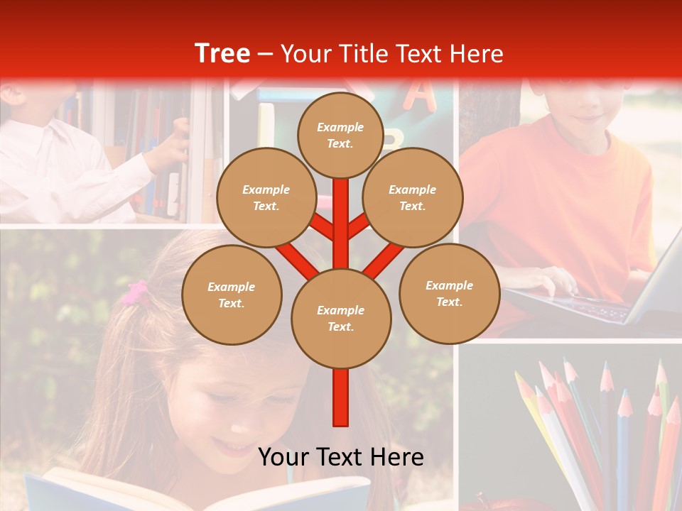Knowledge Schoolboy Education PowerPoint Template