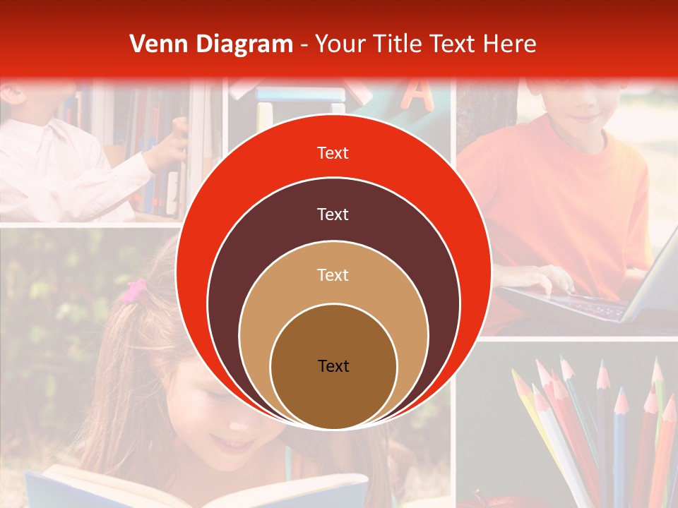 Knowledge Schoolboy Education PowerPoint Template