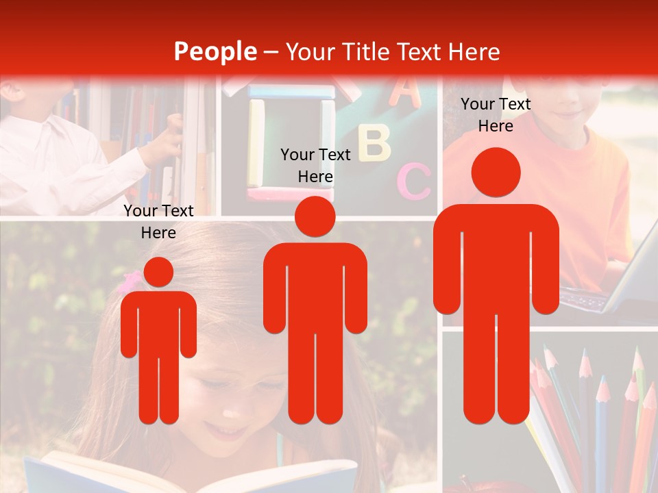 Knowledge Schoolboy Education PowerPoint Template