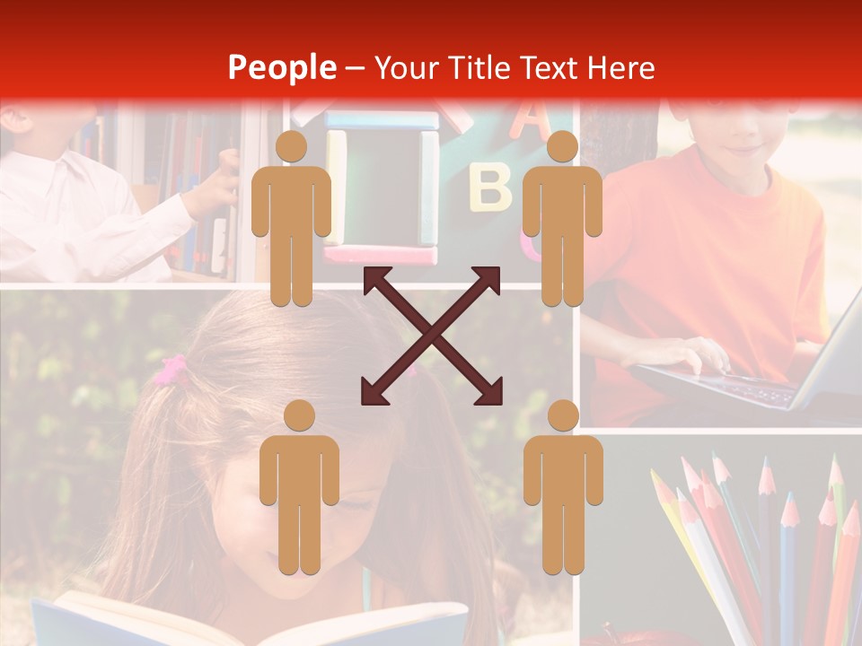 Knowledge Schoolboy Education PowerPoint Template