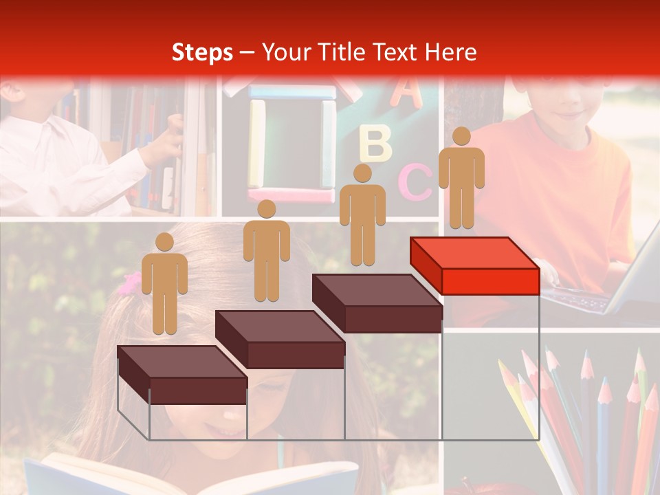 Knowledge Schoolboy Education PowerPoint Template