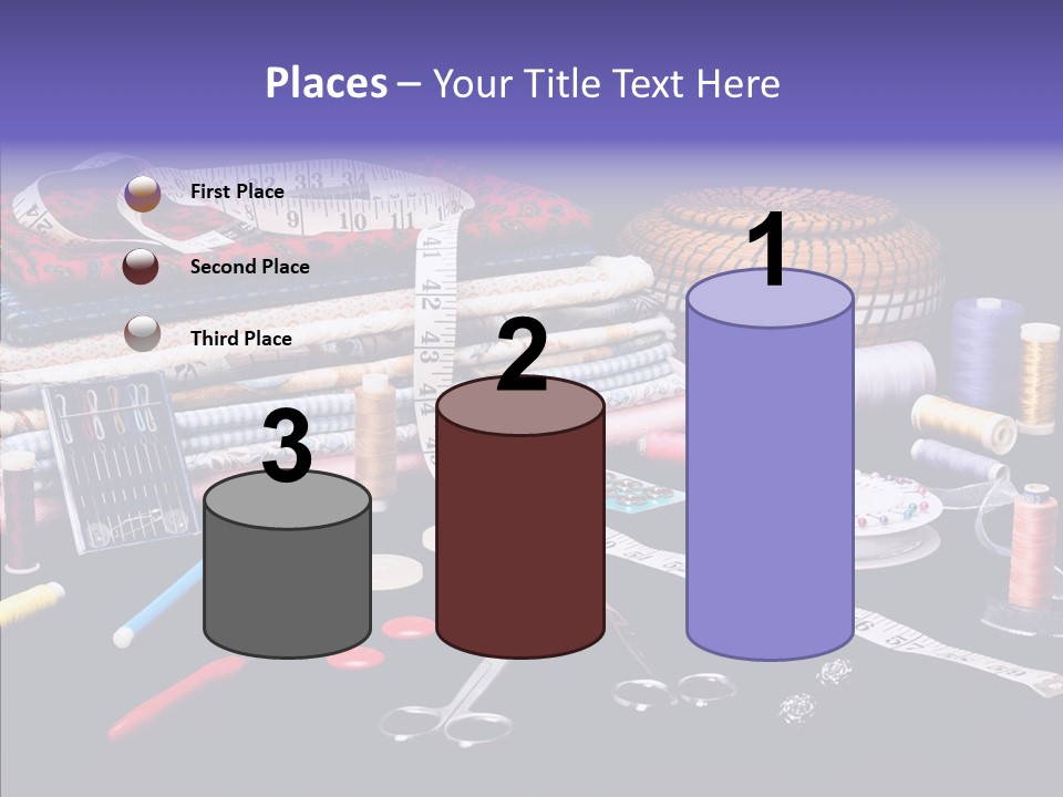 Sewing Accessories PowerPoint Template