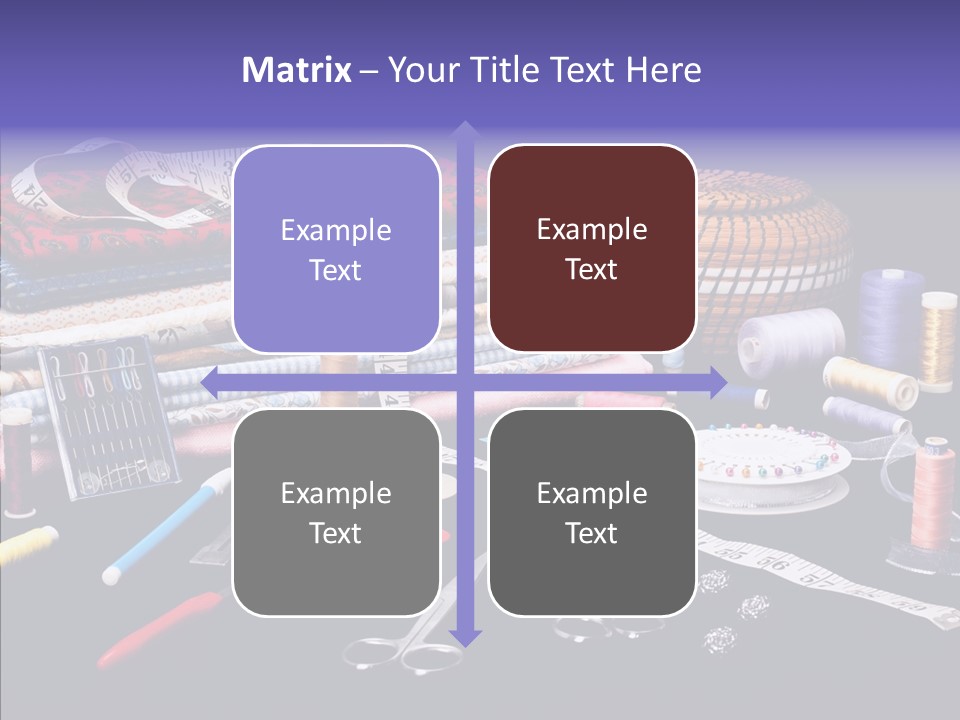 Sewing Accessories PowerPoint Template