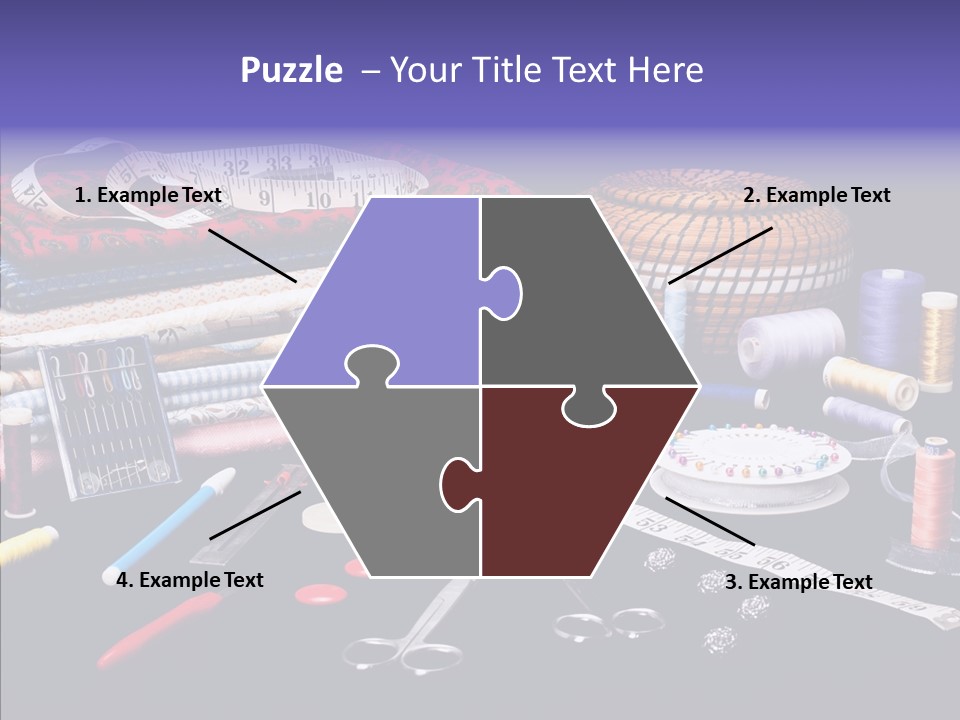 Sewing Accessories PowerPoint Template