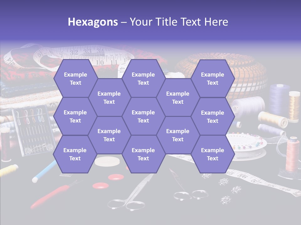 Sewing Accessories PowerPoint Template