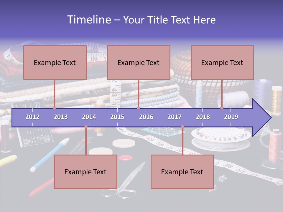 Sewing Accessories PowerPoint Template