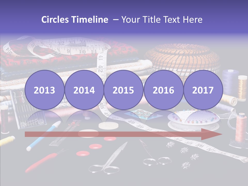 Sewing Accessories PowerPoint Template