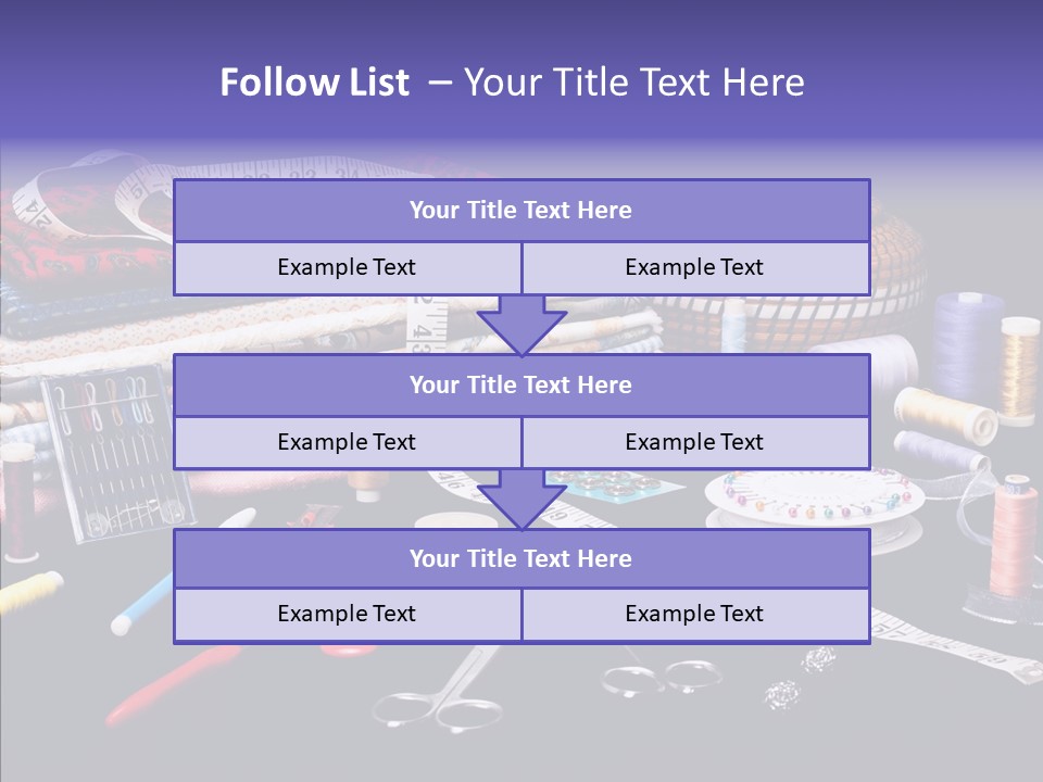 Sewing Accessories PowerPoint Template