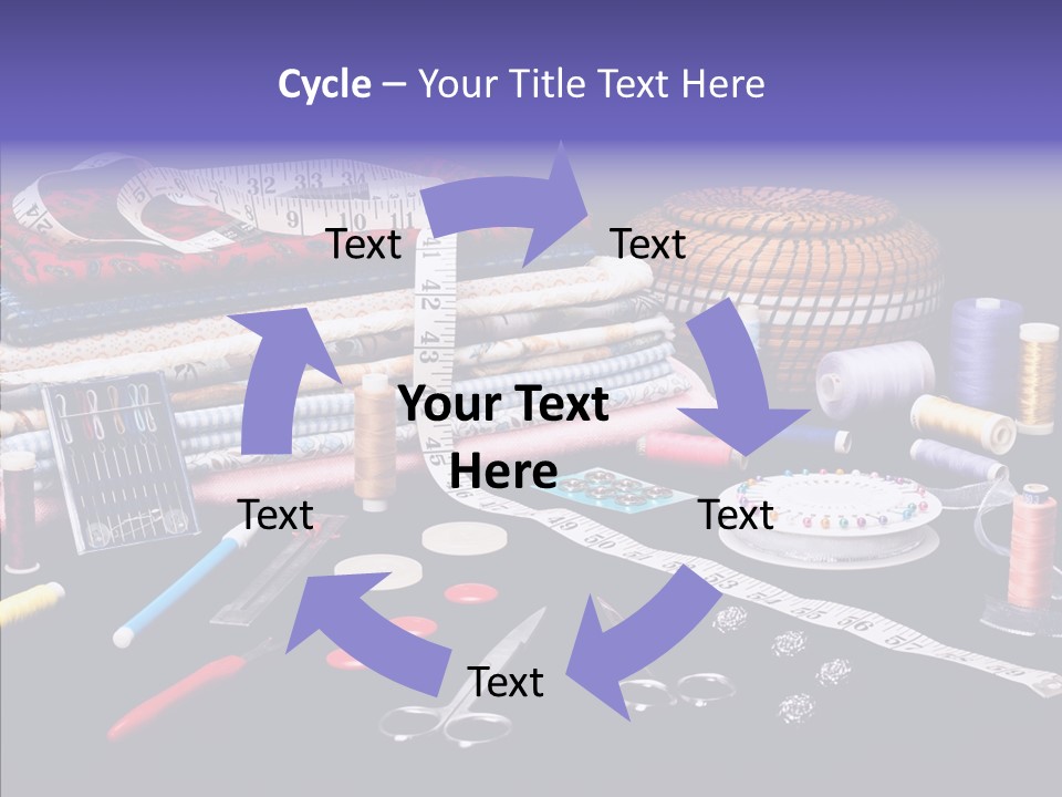 Sewing Accessories PowerPoint Template