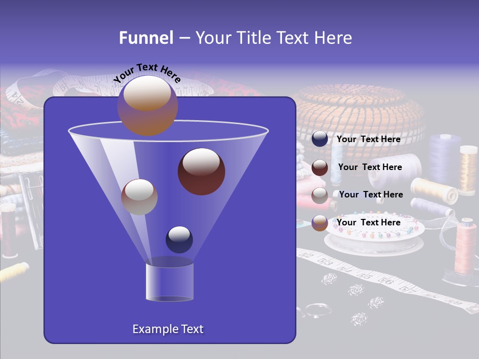 Sewing Accessories PowerPoint Template