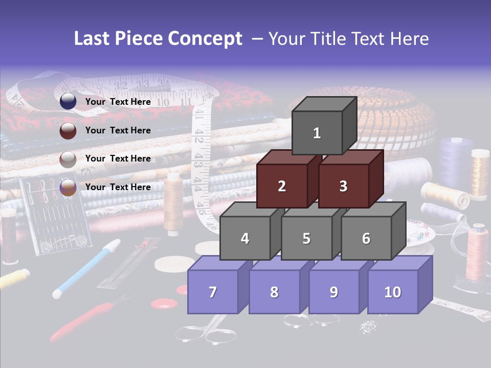 Sewing Accessories PowerPoint Template
