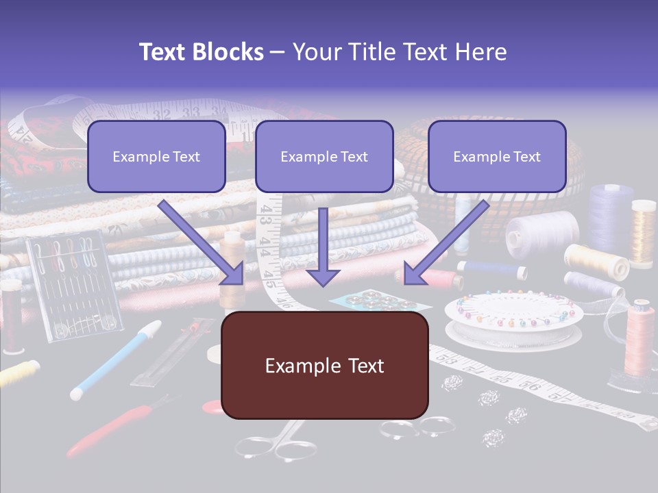 Sewing Accessories PowerPoint Template