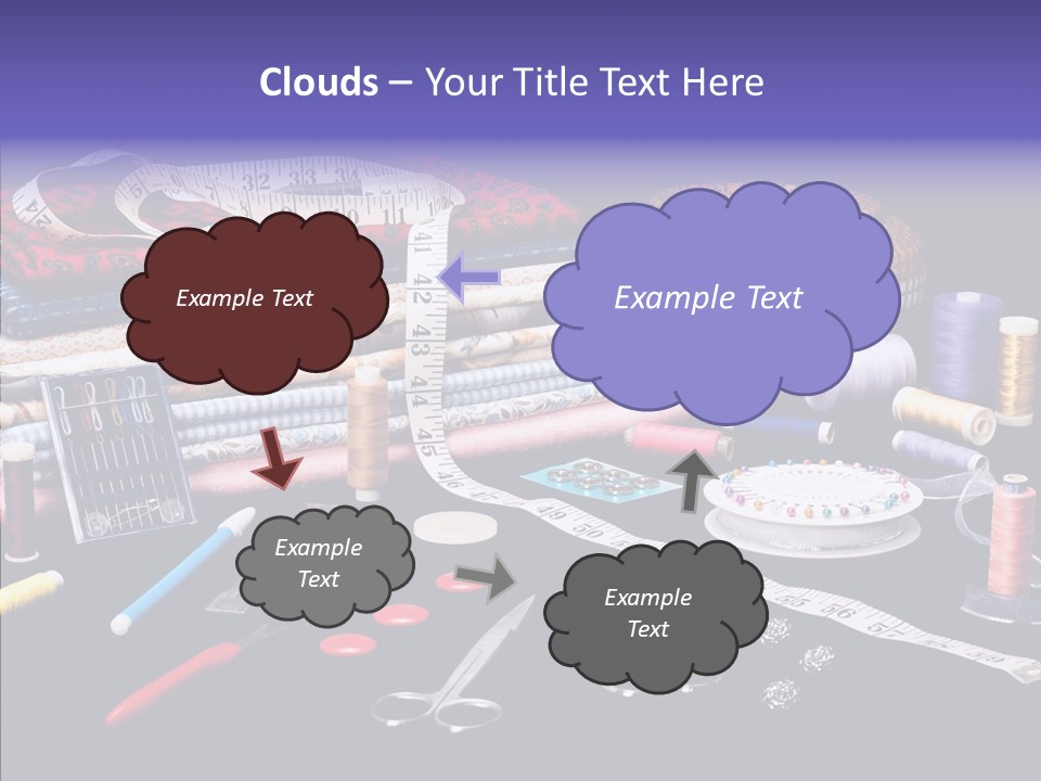 Sewing Accessories PowerPoint Template