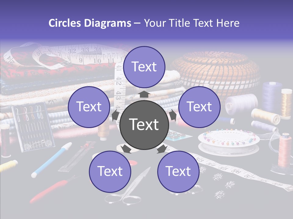 Sewing Accessories PowerPoint Template