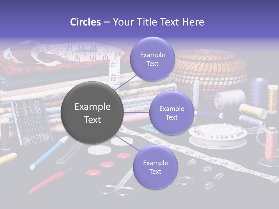 Sewing Accessories PowerPoint Template