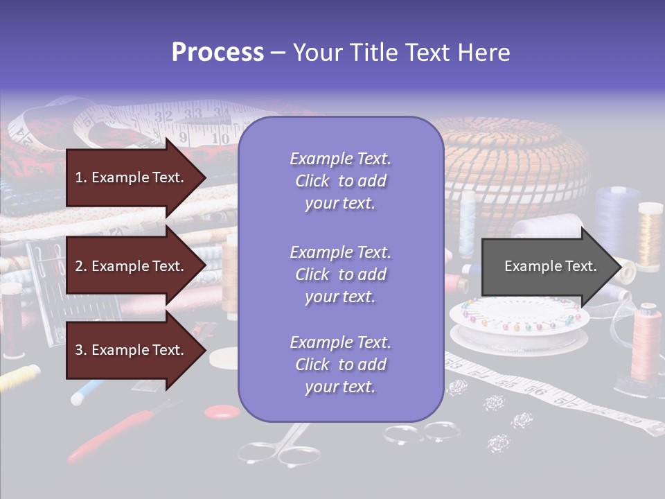 Sewing Accessories PowerPoint Template