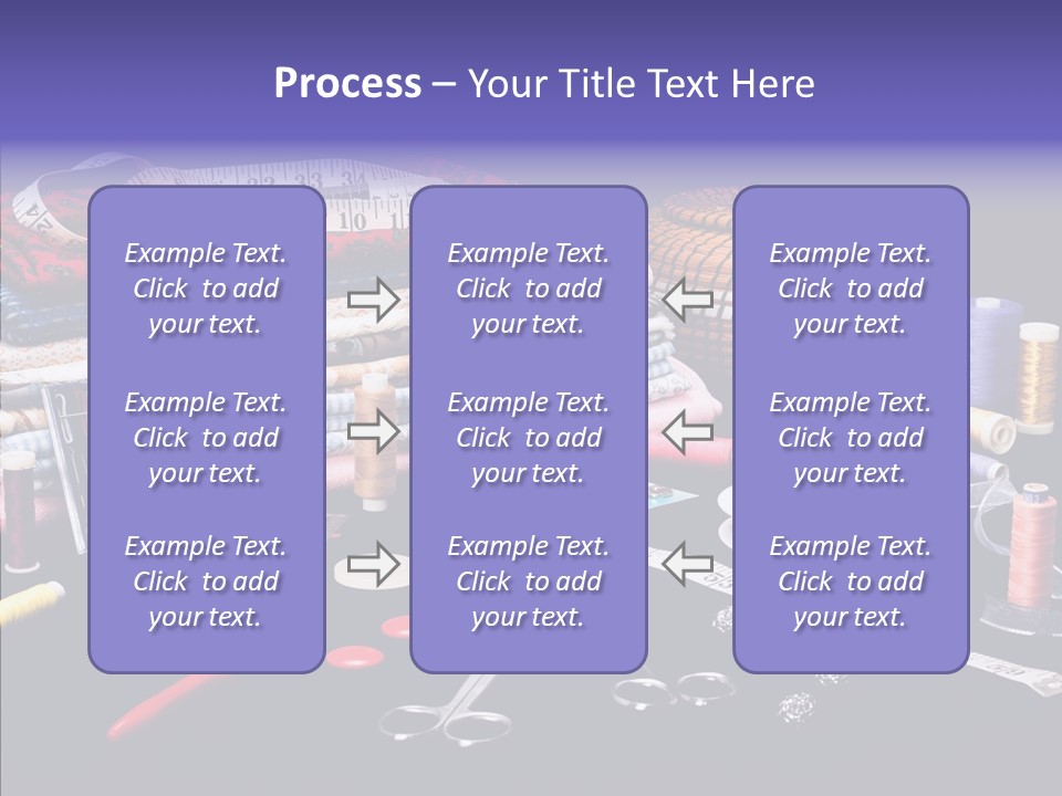 Sewing Accessories PowerPoint Template