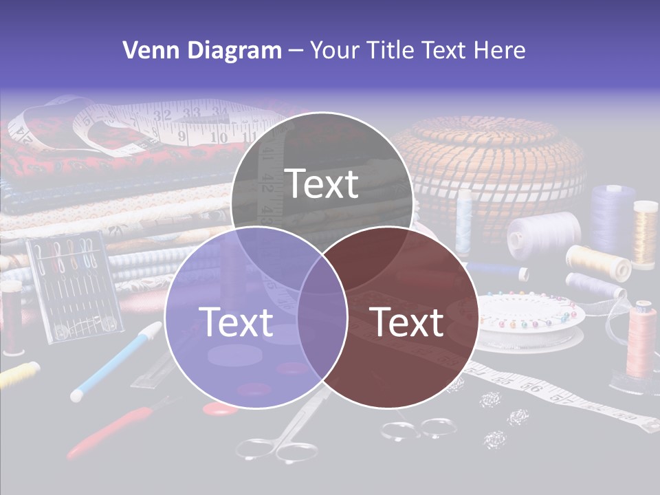 Sewing Accessories PowerPoint Template