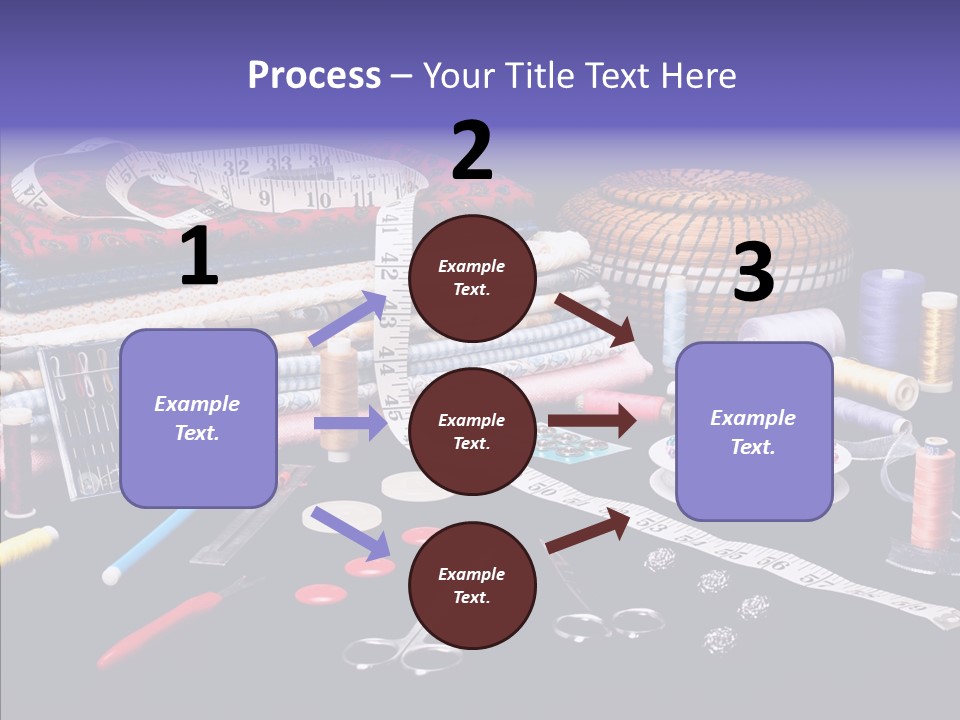Sewing Accessories PowerPoint Template
