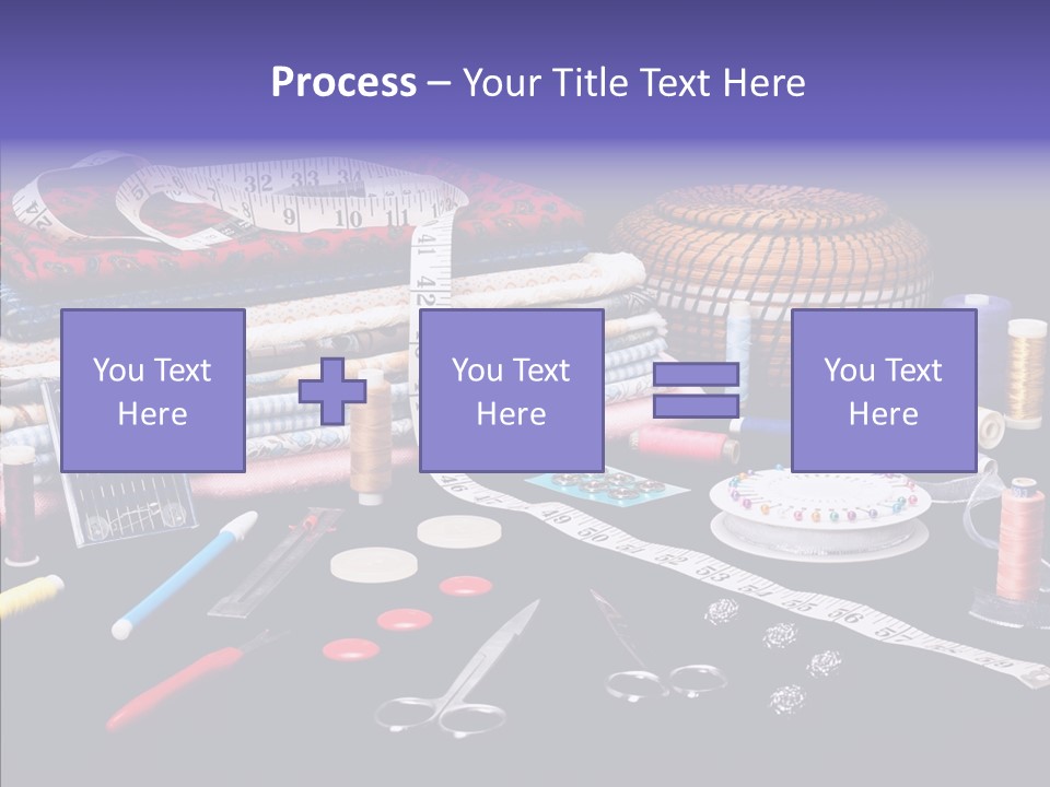 Sewing Accessories PowerPoint Template