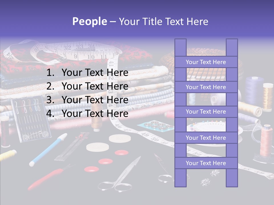 Sewing Accessories PowerPoint Template
