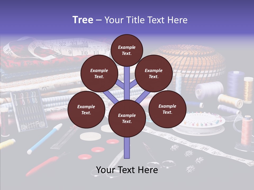 Sewing Accessories PowerPoint Template