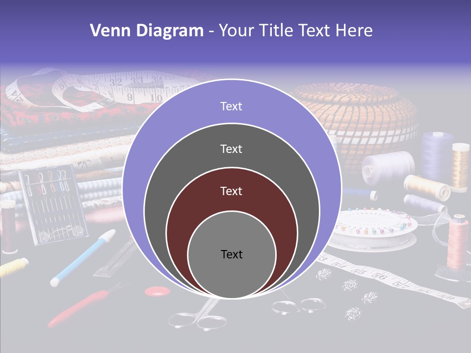 Sewing Accessories PowerPoint Template