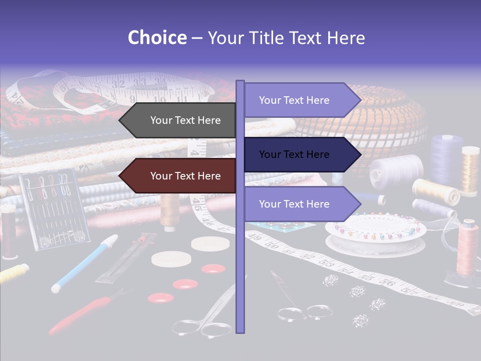 Sewing Accessories PowerPoint Template