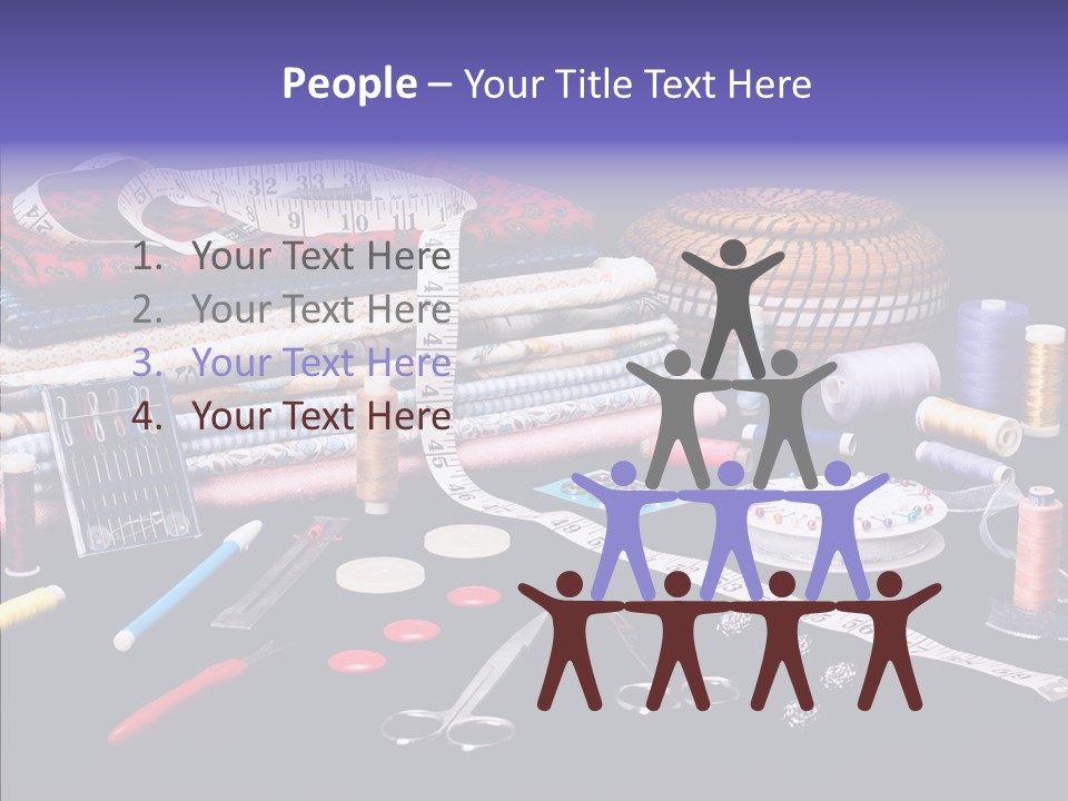 Sewing Accessories PowerPoint Template