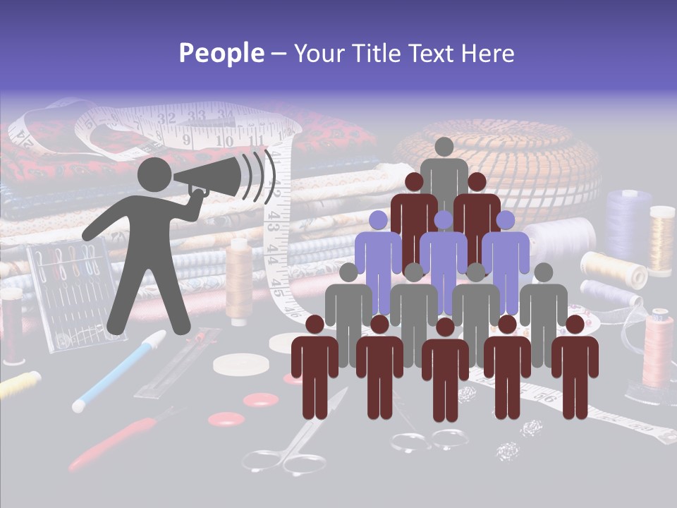 Sewing Accessories PowerPoint Template