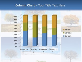 Cold Four Grass PowerPoint Template