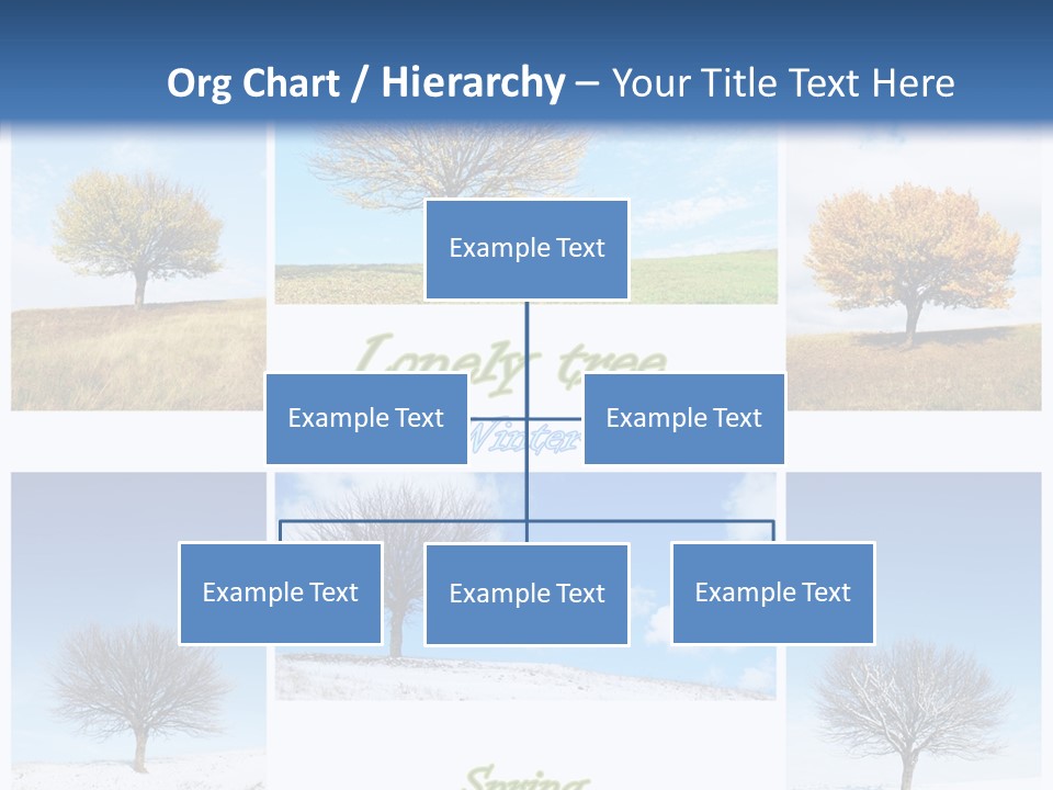 Cold Four Grass PowerPoint Template
