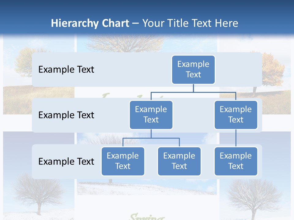 Cold Four Grass PowerPoint Template