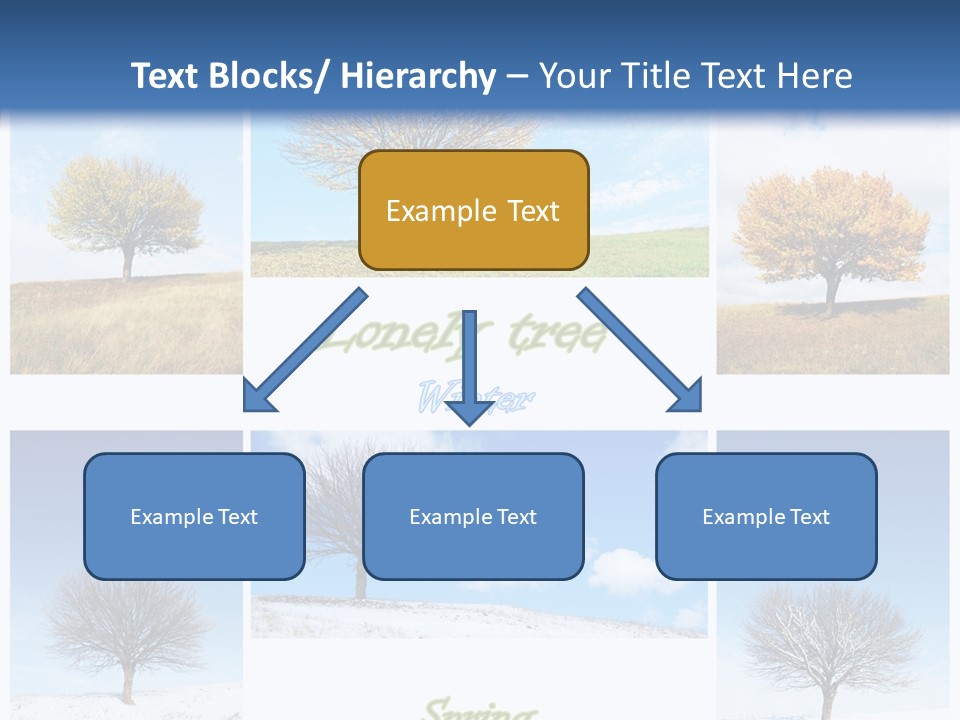 Cold Four Grass PowerPoint Template