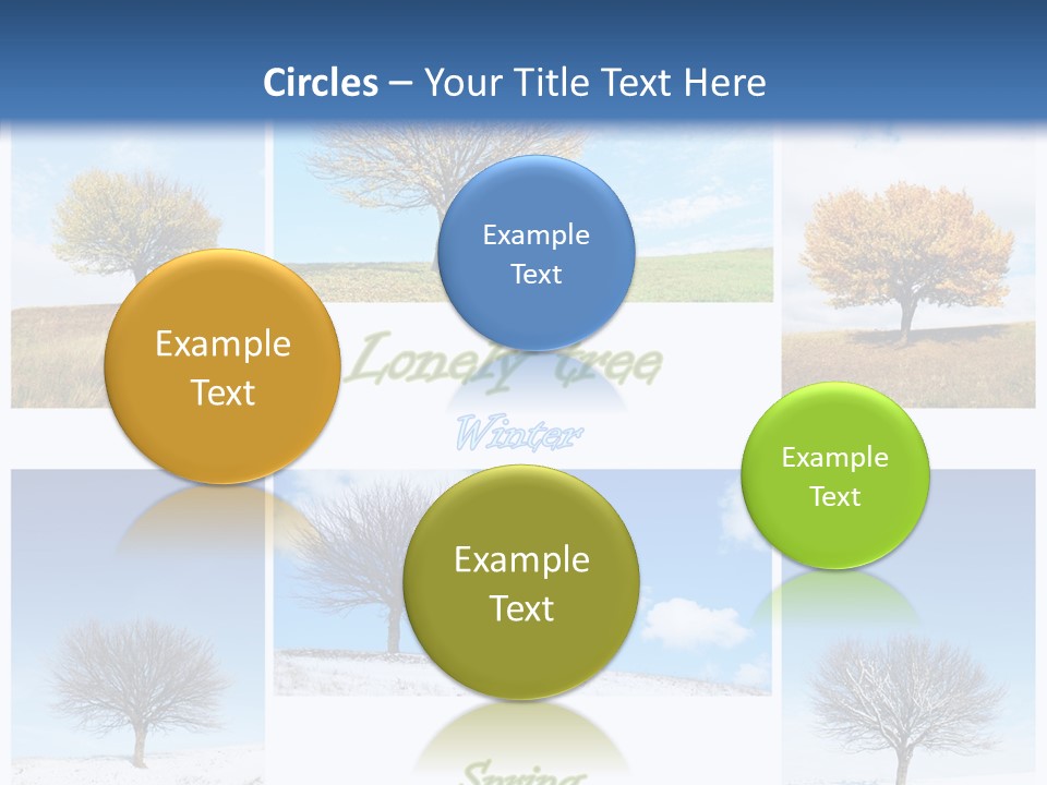 Cold Four Grass PowerPoint Template