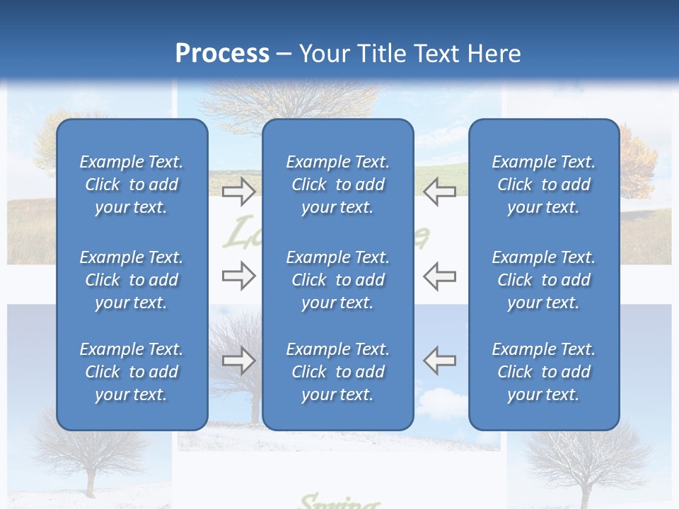 Cold Four Grass PowerPoint Template