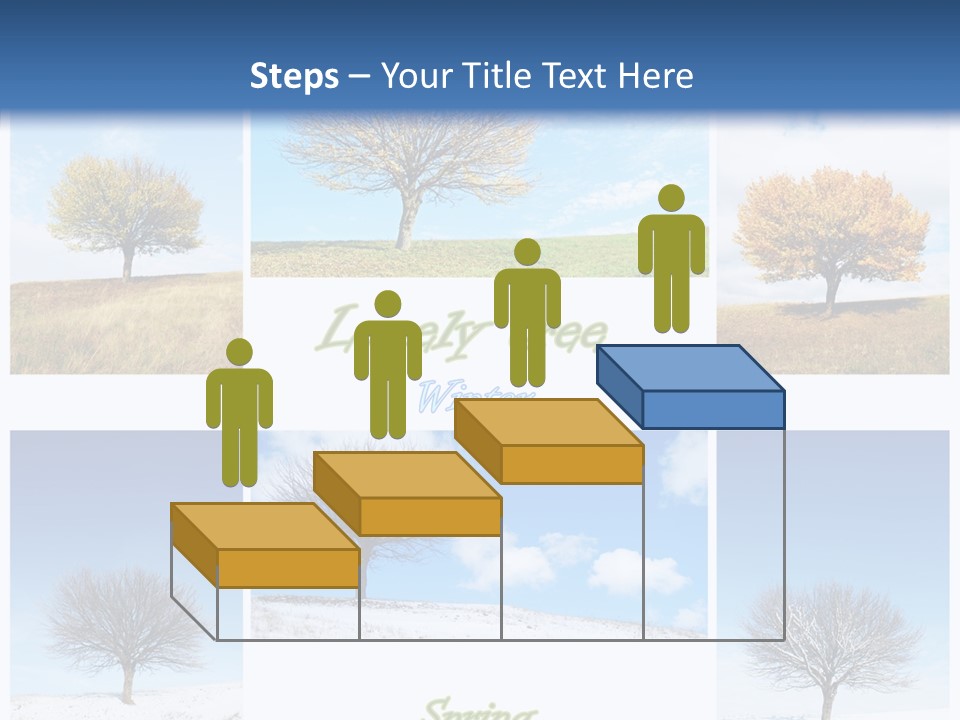 Cold Four Grass PowerPoint Template