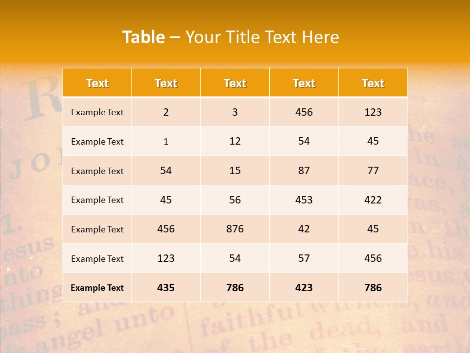 Holy Bible PowerPoint Template